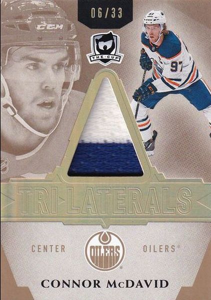 jersey karta CONNOR McDAVID 18-19 UD The CUP Trilaterals /33